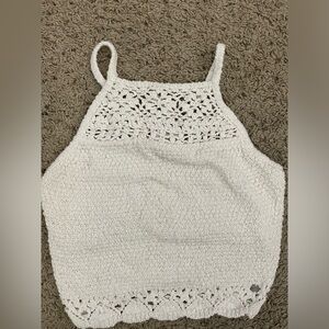 Hollister knit crop top